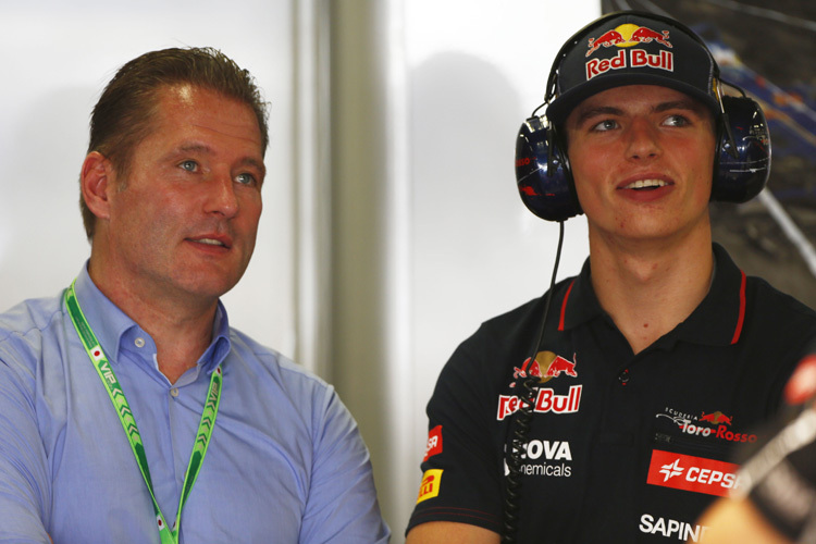 Jos und Max Verstappen