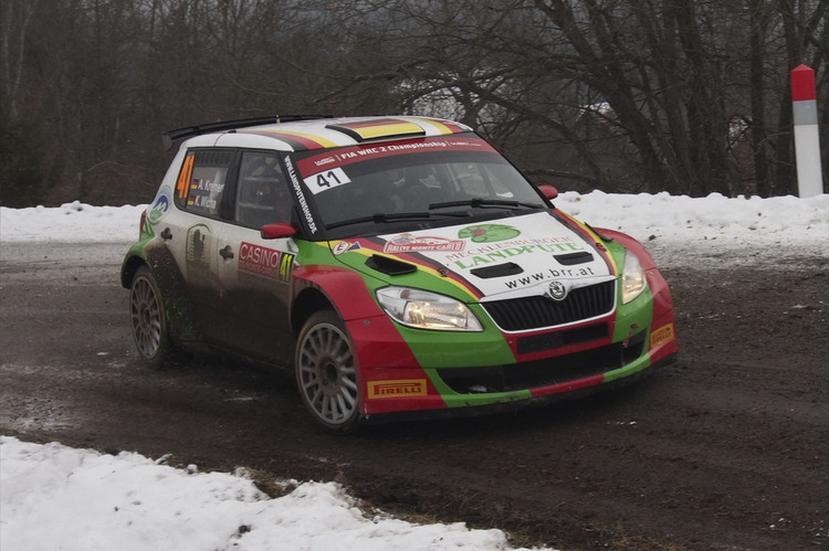 Im Skoda Fabia S2000 Zweiter inmitten der R5-Konkurrenz – die Deutschen Armin Kremer und Klaus Wicha 