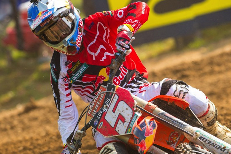 Ryan Dungey gewinnt den ersten Lauf in Red Bud