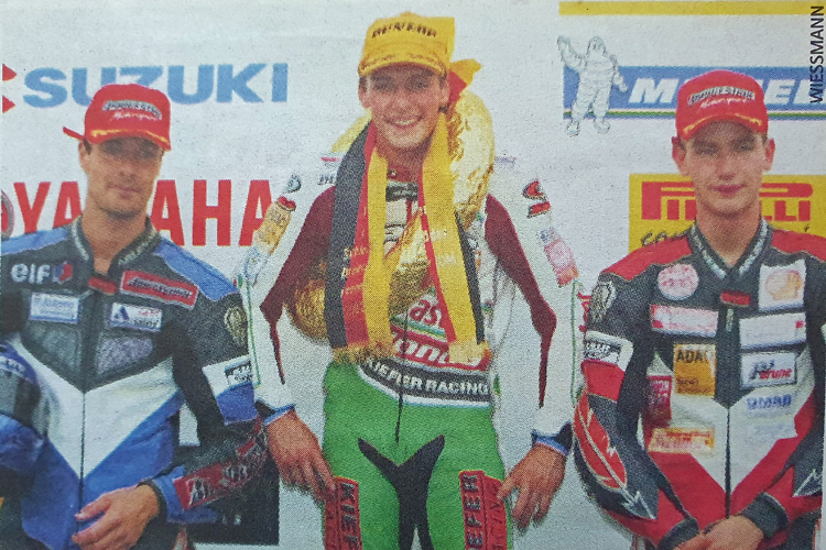 Erinnerungen an 2002: Chris Gemmel (Mitte) gewinnt, Max Neukirchner (re.) wird Dritter