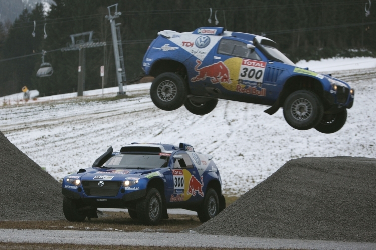 VW beim Show-Spass im Schnee