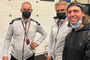 Das neue WITHU-Yamaha-RNF-Team: Zeelenberg, Riding Coach Torleif Hartelman und Darryn Binder