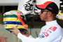 Lewis Hamilton mit den Helmfarben seines Idols, als er noch McLaren fuhr
