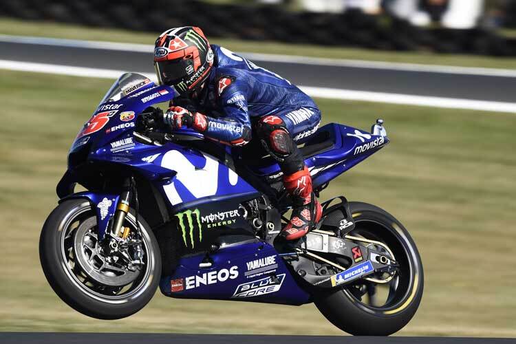 Rennsieger Maverick Viñales war 2018 auch bei der Durchschnittsgeschwindigkeit der Schnellste