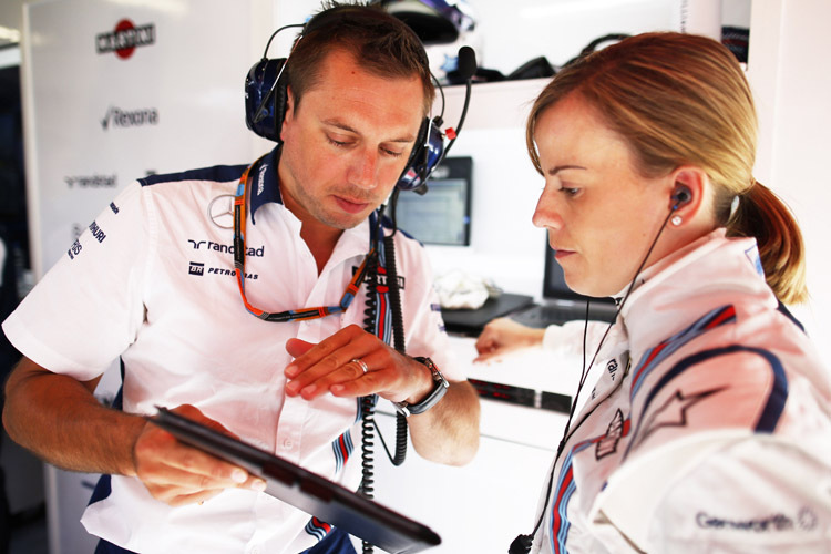 Susie Wolff durfte am Freitag für Williams auf die Strecke – mehr liegt zur Zeit nicht drin