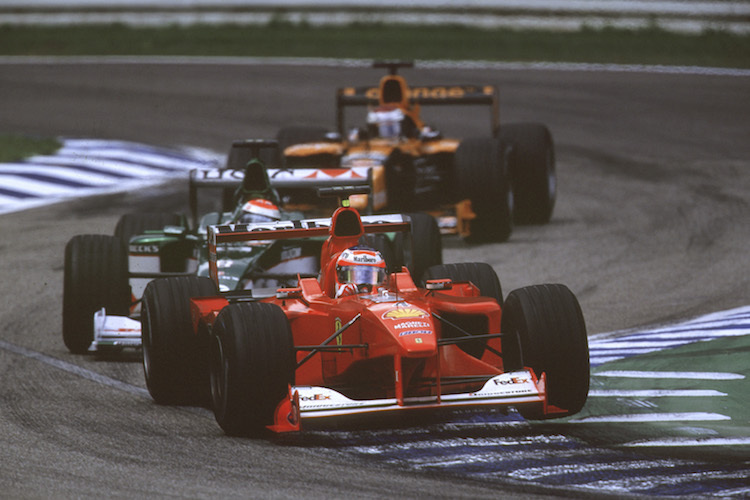 Rubens Barrichello in Hockenheim 2000