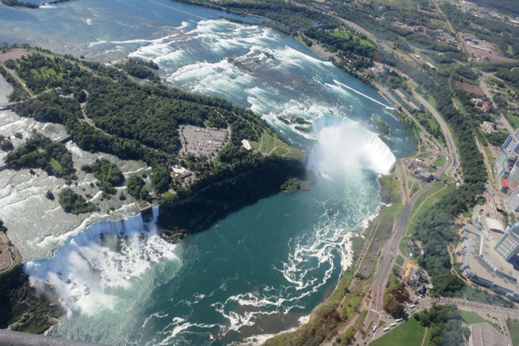 Niagara-Fälle: Die Aussicht aus dem Helikopter war genial