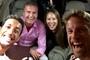 Daniel Ricciardo, David Coulthard, Jessica und Jenson Button