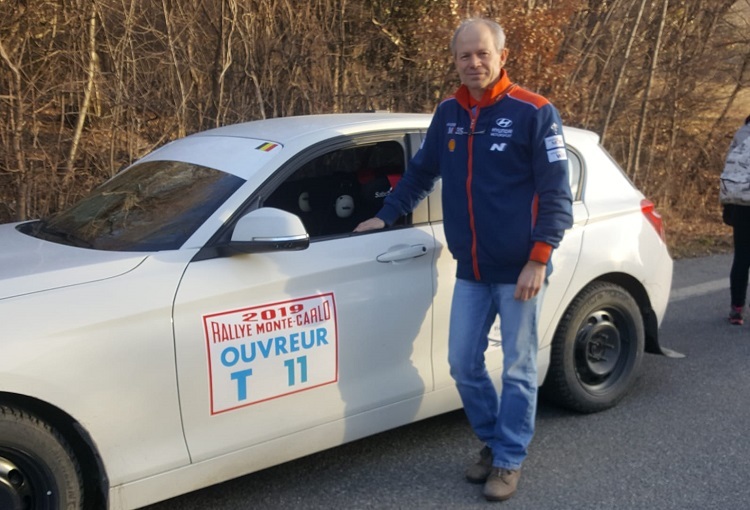 Bruno Thiry ist wieder der Eisspion für Thierry Neuville