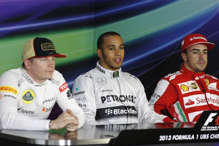 Raikkönen, Hamilton & Alonso