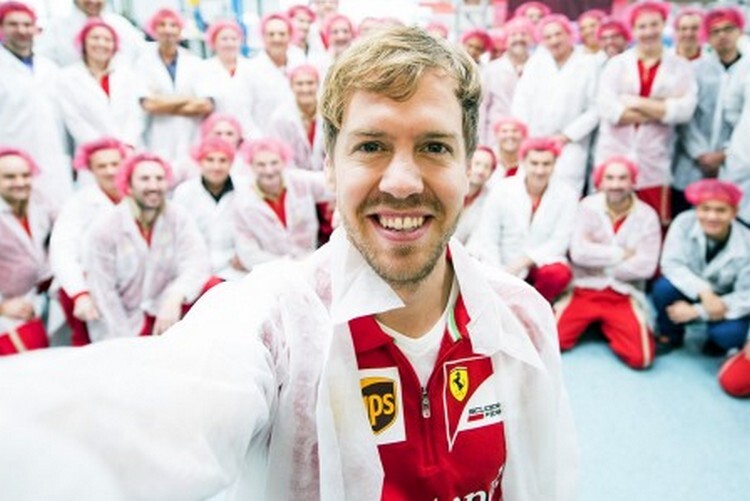 Sebastian Vettel in Maranello