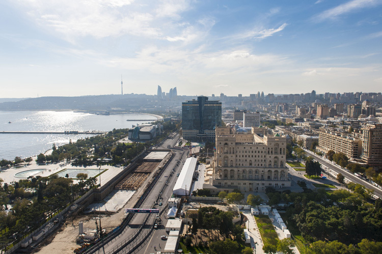 Noch ist unklar, ob wie beim Sportwagenrennen von Baku 2012 auf diesen Strassen gefahren wird