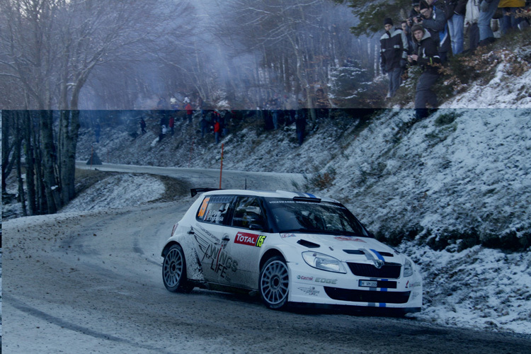 Sébastien Ogier bei der Rallye Monte Carlo