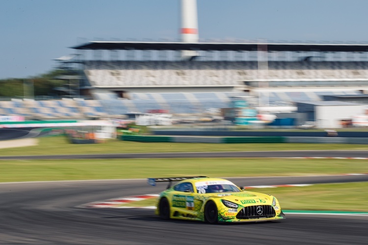 Der Mercedes-AMG GT3 vom Mann-Filter Team Landgraf - HTP/WWR auf dem Lausitzring