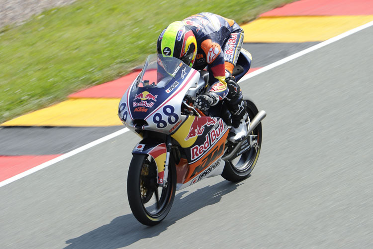 Jorge Martin auf dem Weg zur Sachsenring-Pole-Position