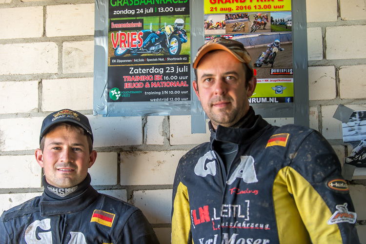 Markus Venus (r.) und Markus Heiß (l.) sind in Gedanken schon in Vries