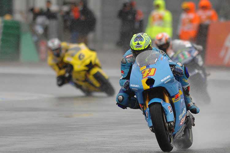 Im Regen von Le Mans hatte Chris Vermeulen 2007 für den bis 2016 letzten MotoGP-Sieg von Suzuki gesorgt