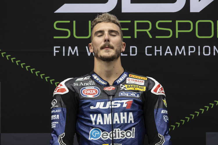 Lorenzo Baldassarri gewann beide Rennen in Most