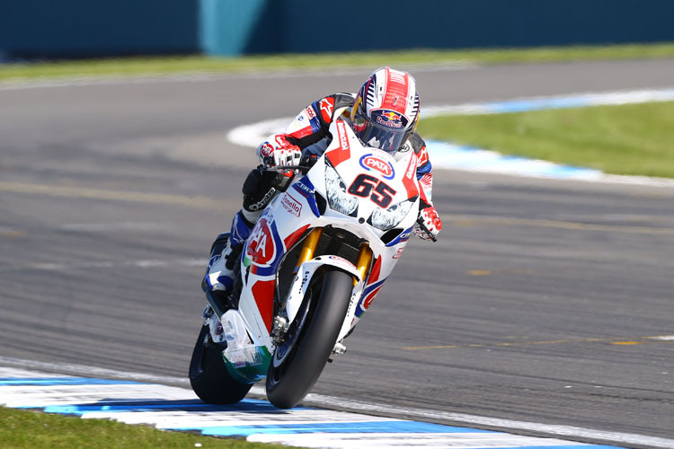 Jonathan Rea beim Heimrennen in Donington