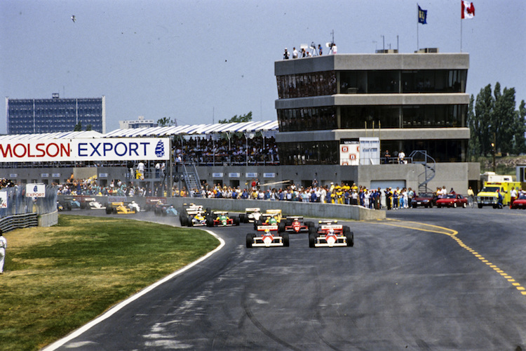 Grand Prix von Kanada 1988, mit Werbung von Molson