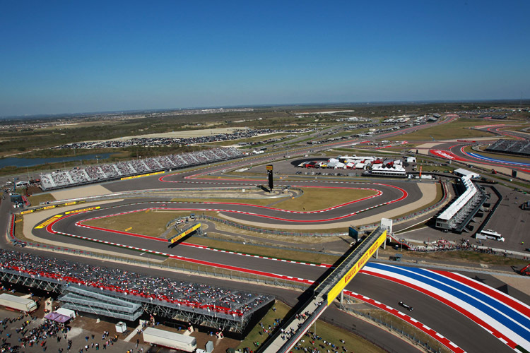 Die Meteorologen sagen strahlenden Sonnenschein für das Rennwochenende auf dem Circuit of the Americas voraus