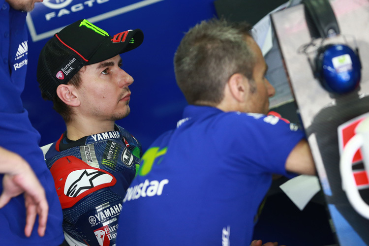 Jorge Lorenzo ist nicht gut beieinander