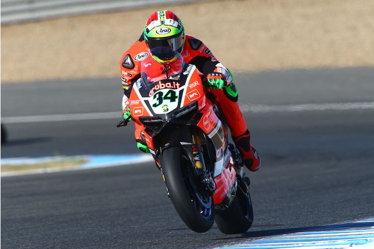 Davide Giugliano wurde in Jerez auch von Schmerzen eingebremst