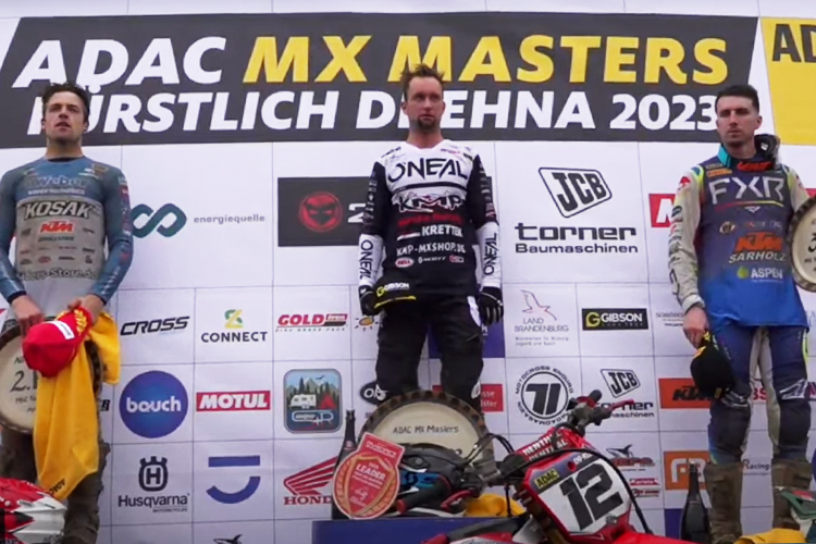 Das Podium in Drehna