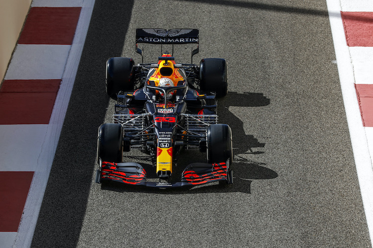 Max Verstappen war im ersten freien Training in Abu Dhabi der Schnellste 