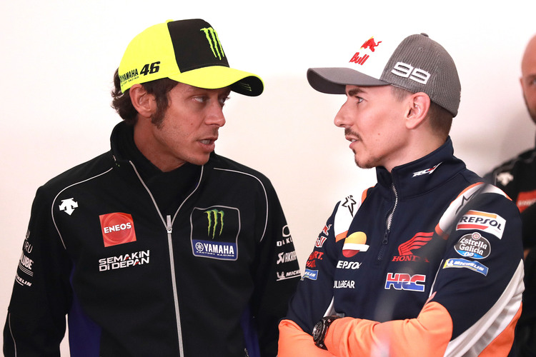 Erst Teamkollegen, dann Rivalen: Valentino Rossi und Jorge Lorenzo