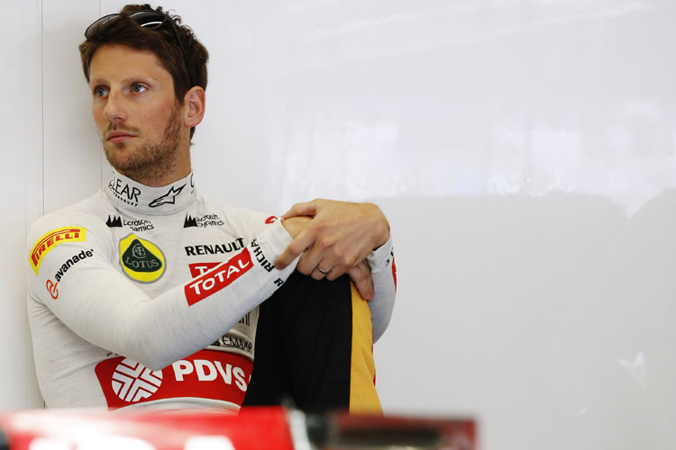 Lotus-Pilot Romain Grosjean: «Ich würde lügen, wenn ich sagen würde, es sei nicht frustrierend gewesen!»