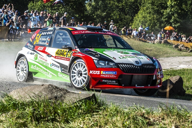 Marijan Griebel wurde Zweiter in der WRC 2