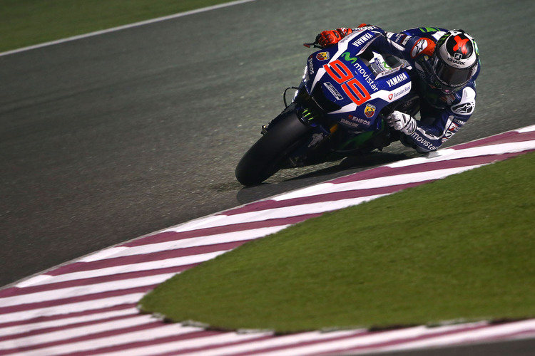 Jorge Lorenzo diktierte in Katar das Tempo