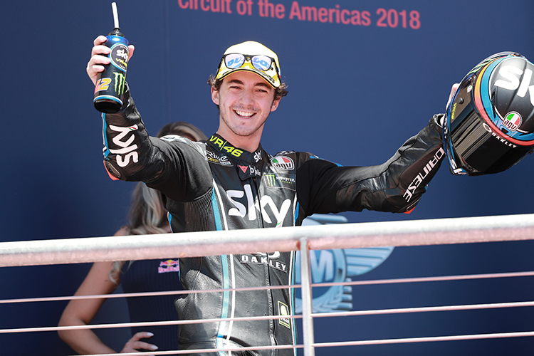 Moto2-WM-Leader Francesco Bagnaia