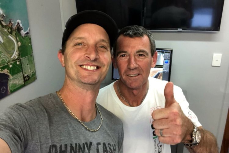 Colin Edwards und Troy Corser sind gut drauf