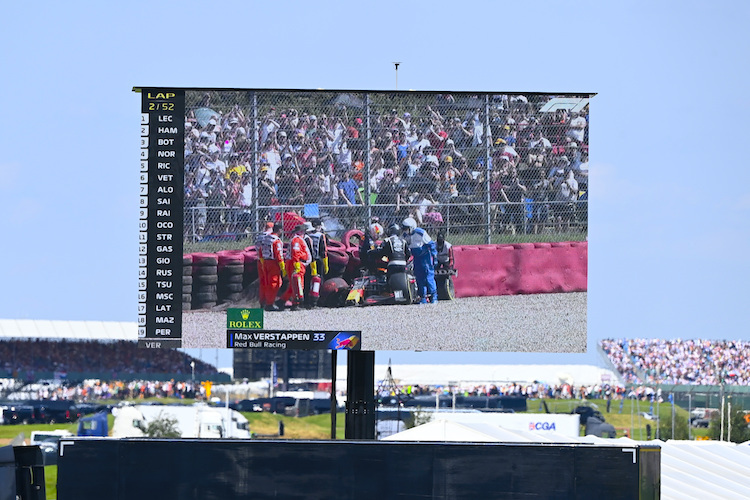 Max Verstappen nach dem Unfall