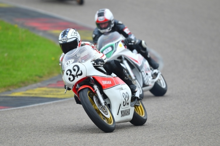 Steve Baker auf der 750-ccm-Yamaha