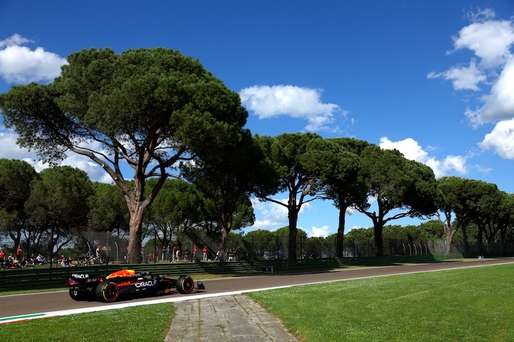 Max Verstappen in Imola