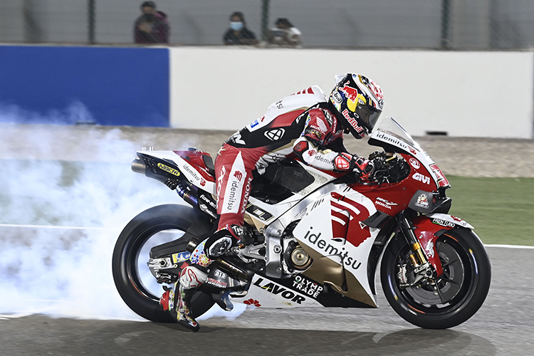 Takaaki Nakagami beim Probestart