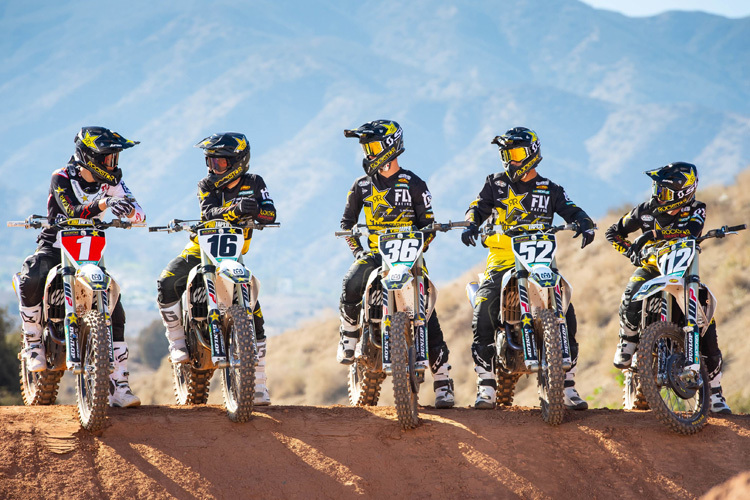 Jason Anderson, Zach Osborne, Michael Mosiman, Jordan Bailey und Thomas Covington