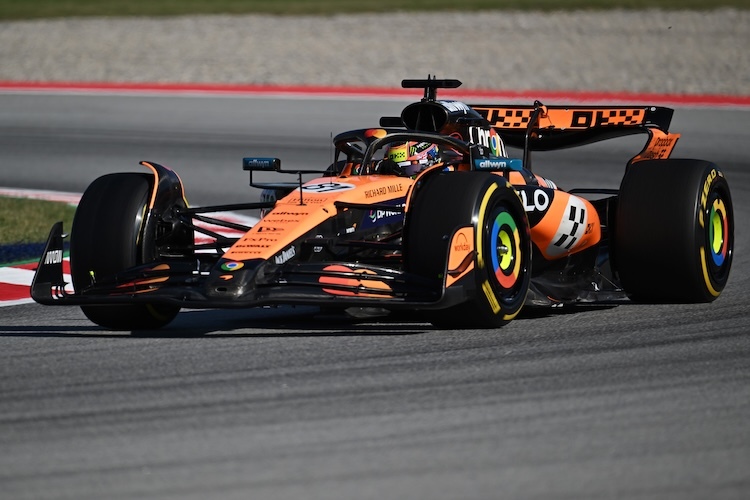 Oscar Piastri war im Qualifying zum Spanien-GP nicht zu schlagen