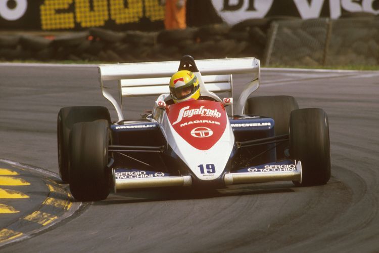 Ayrton Senna 1984 - Sein erstes Jahr in der Formel 1 bestreitet er für das Team Toleman Group Motorsport