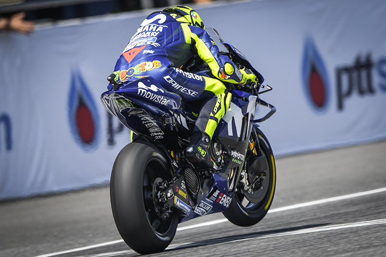 Valentino Rossi in Buriram: Wieder Podest verfehlt