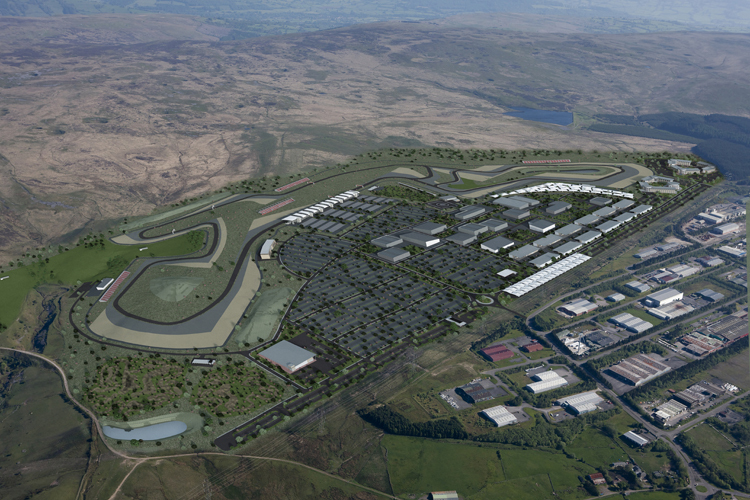 So soll der neue Circuit of Wales aussehen
