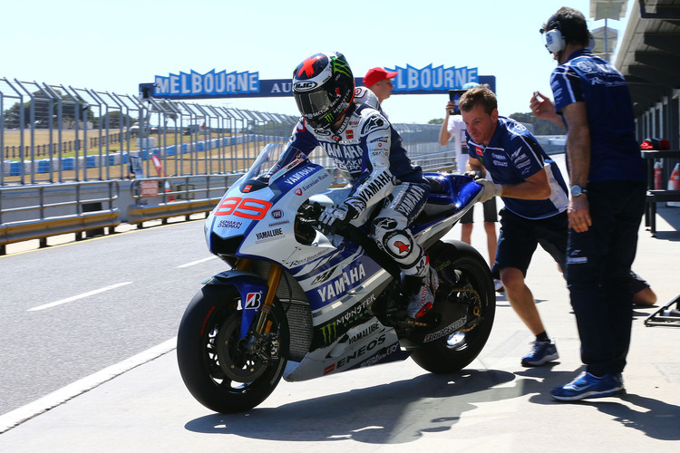 Jorge Lorenzo beim Australien-Test im März