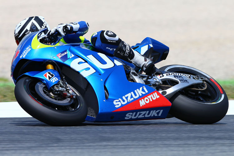 Randy de Puniet auf der neuen Suzuki