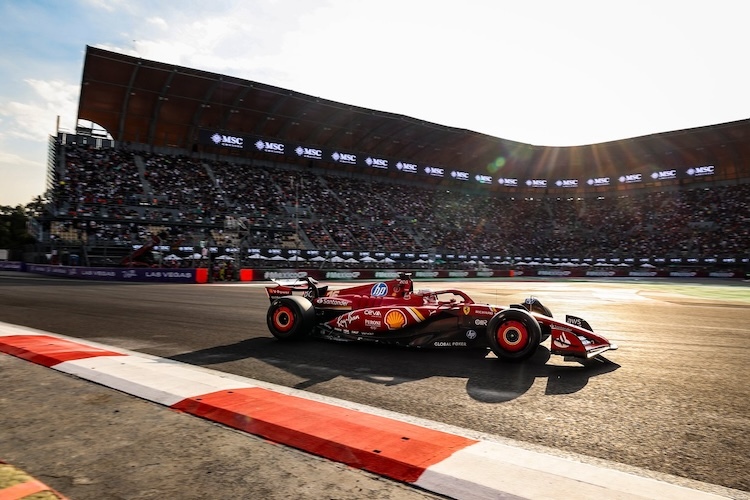 Charles Leclerc kam erst im zweiten Mexiko-Training zum Einsatz