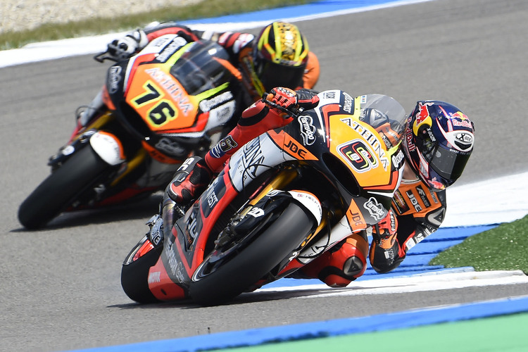 Im Assen-Training: Stefan Bradl (6) vor Loris Baz