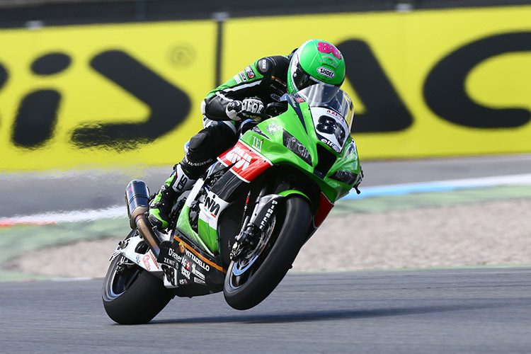 Randy Krummenacher auf seiner Kawasaki ZX-10RR