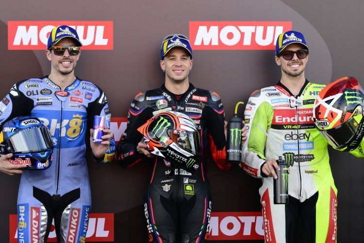 Qualifying - Alex Márquez, Marco Bezzecchi & Fabio di Giannantoni